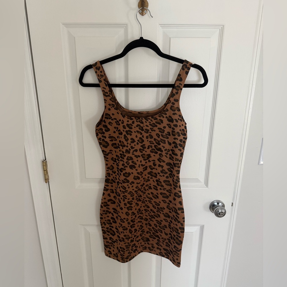 Forever 21 Cheetah Print Mini Dress – Size Small